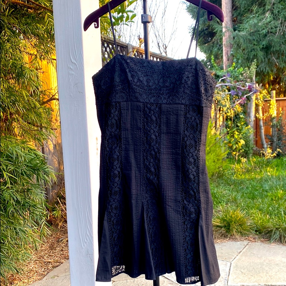 Pretty Marciano lace spaghetti straps mini dress., Size small/P